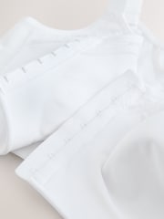White Total Support Front Fastening Back Smooth & Support Bra - Image 8 of 8