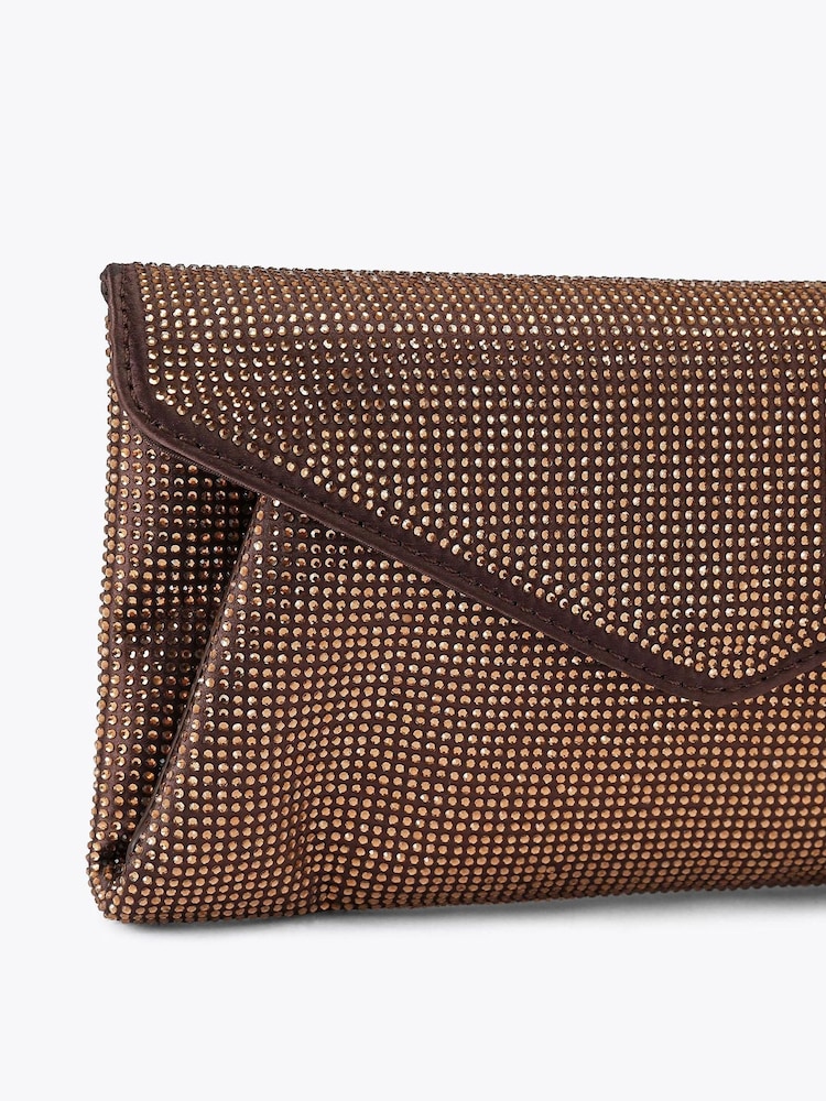 Carvela Brown Stargaze Clutch Bag - Image 5 of 5