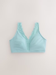 Blue B-H Total Support Ultimate Comfort Supersoft Non Padded Non Wire Bra - Image 6 of 8