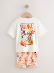 Ecru White Beach Minnie Mouse Cycle Shorts Set (3mths-7yrs) - Image 10 of 12