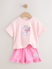 Pink Disney Marie Shorts Set (3mths-7yrs) - Image 6 of 10