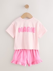 Pink Disney Marie Shorts Set (3mths-7yrs) - Image 7 of 10