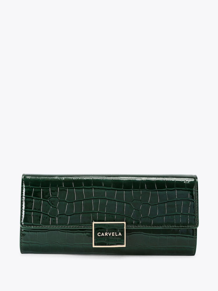 Carvela Green Jessica Clutch Bag - Imagen 1 de 4