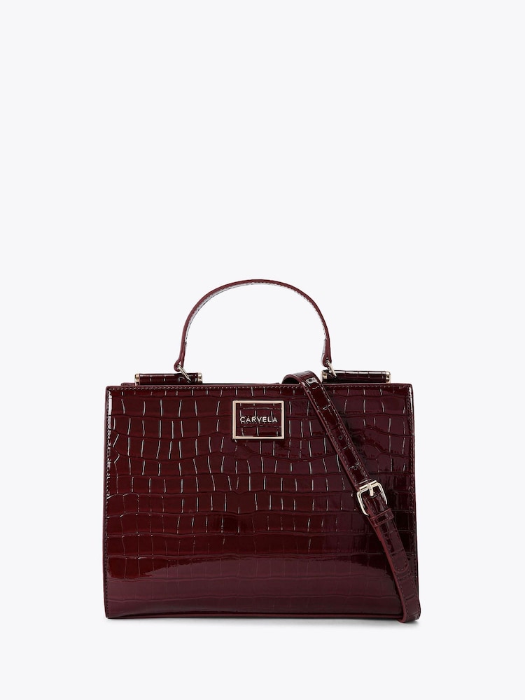 Carvela Red Jessica Midi Tote 2 Bag - Image 1 of 4