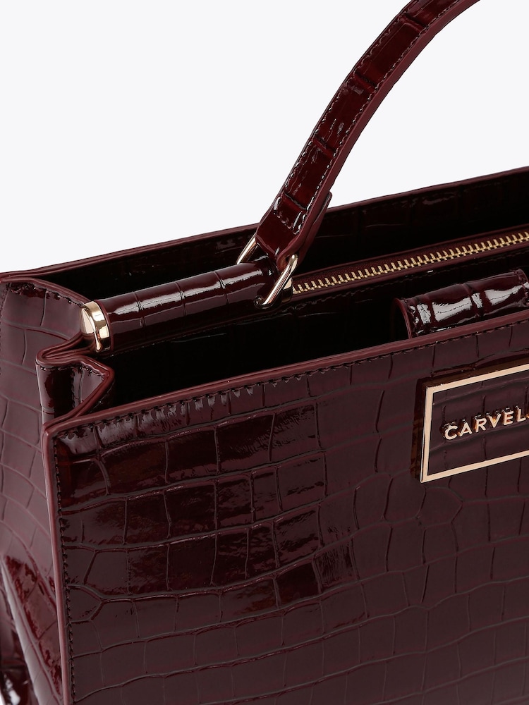 Carvela Red Jessica Midi Tote 2 Bag - Image 4 of 4