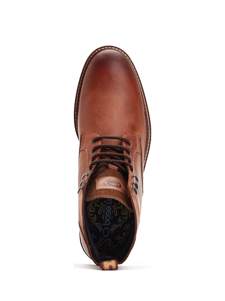 Base London Tan Dickson Pull Up Boots - Image 2 of 4