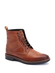 Base London Tan Dickson Pull Up Boots - Image 3 of 4