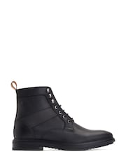 Base London Black Dickson Pull Up Boots - Image 1 of 4