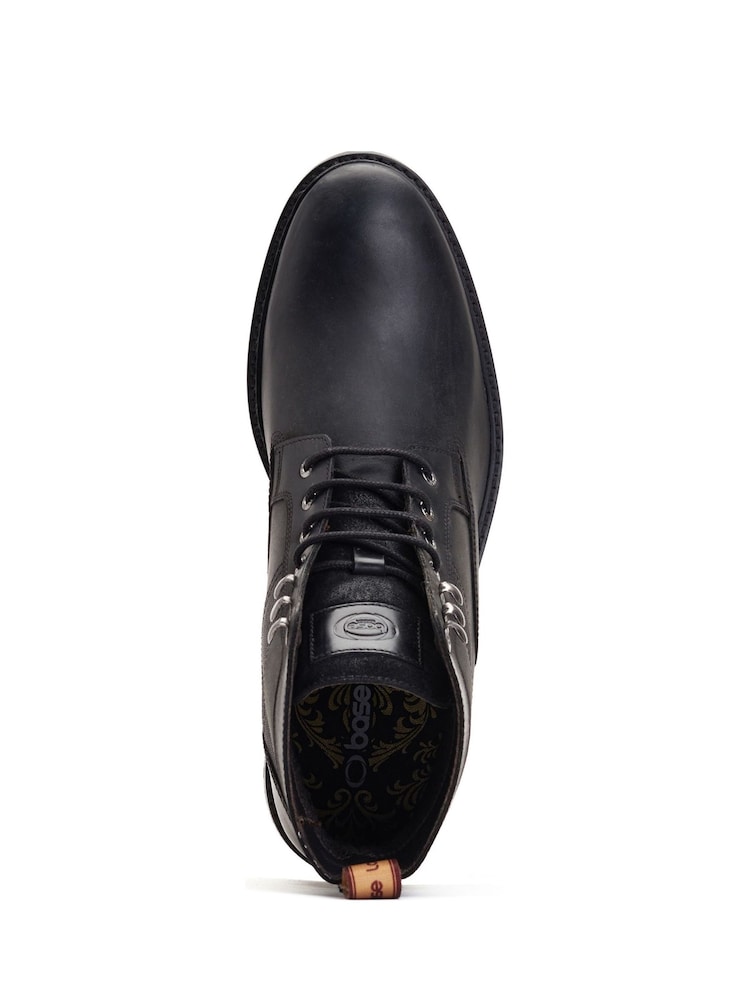 Base London Black Dickson Pull Up Boots - Image 2 of 4