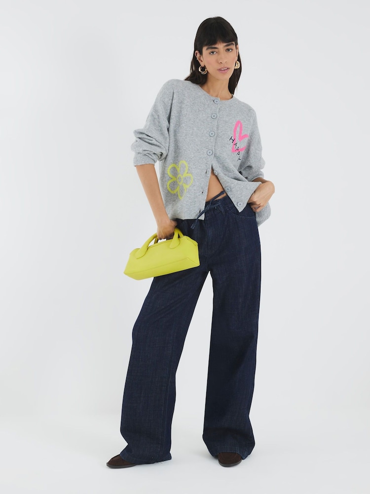 River Island Happy Embroidered Cardigan - Imagen 2 de 4 River Island Happy Embroidered Cardigan - Imagen 2 de 4