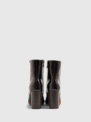 River Island Black Round Heeled Ankle Boots - Image 3 of 5