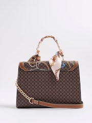 River Island Brown Morgan  Collab Horse Print Tote Bag - Image 2 of 6