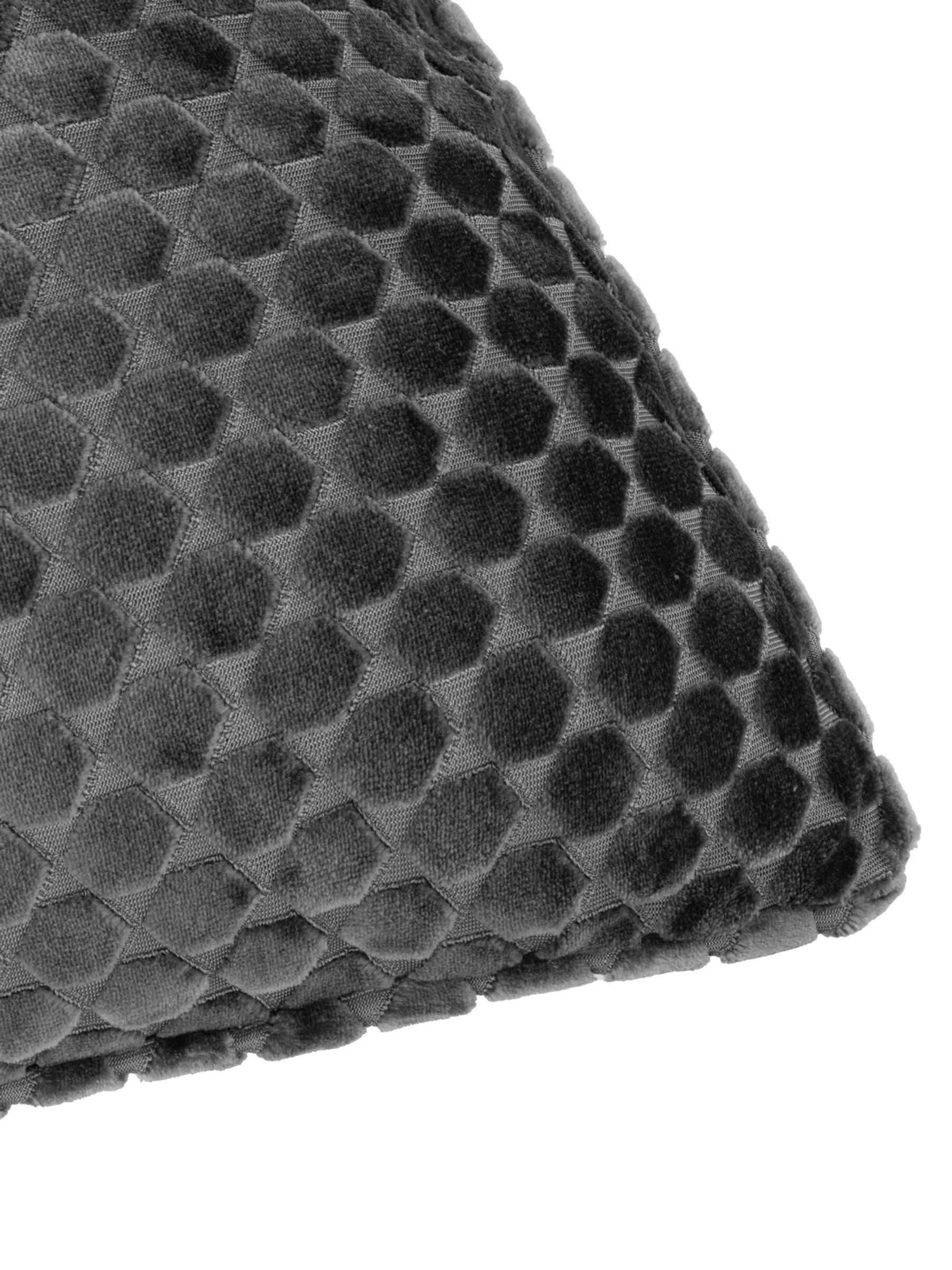 Buy Paoletti Charcoal Neptune Velvet Cushion from the Next UK online shop