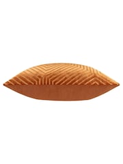 Paoletti Brick Evoke Cut Velvet Cushion - Image 3 of 4