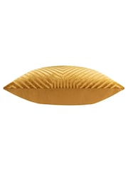 Paoletti Gold Evoke Cut Velvet Cushion - Image 3 of 4