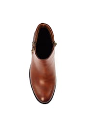 Brun - Lunar Sabina ankelstøvler med lav hæl - Bilde 5 av 8