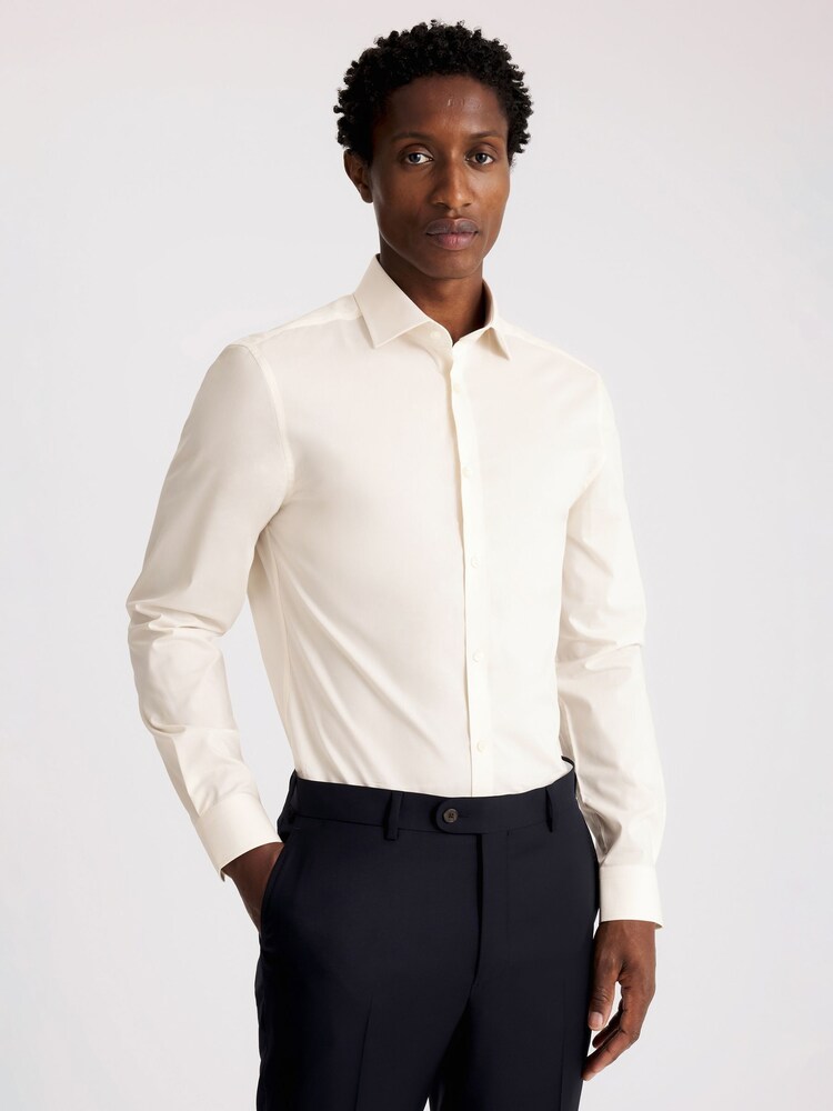 MOSS MOSS Slim Fit Natural Stretch Shirt - صورة 1 من 3