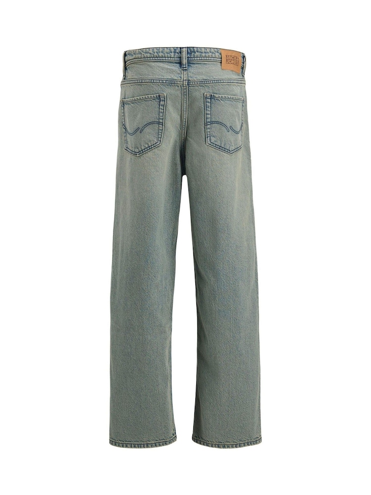 JACK & JONES Junior Blue Baggy Fit Alex Jeans - Image 7 of 7 JACK & JONES Junior Blue Baggy Fit Alex Jeans - Image 7 of 7