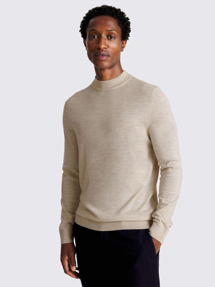 MOSS Blend Mock Neck Jumper - Image 1 of 3