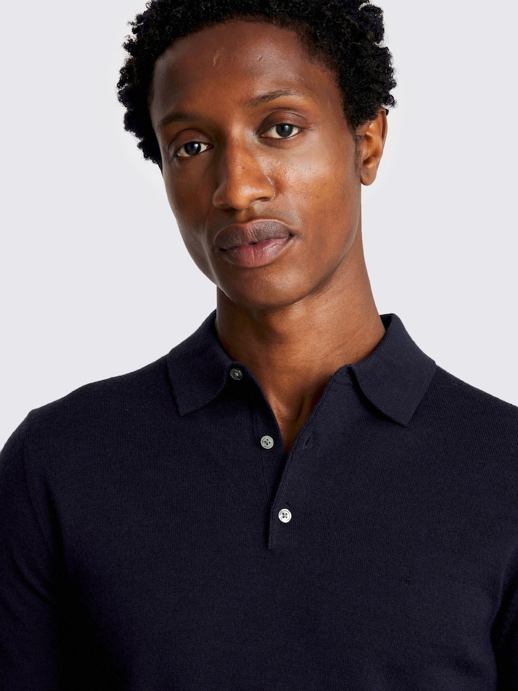 MOSS MOSS Merino Blend Polo Shirt - Imagen 3 de 3
