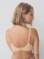 Almond Nude DD+ Forever Lite Smoothing Lace Trim Bra - Image 4 of 8