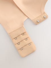 Almond Nude DD+ Forever Lite Smoothing Lace Trim Bra - Image 8 of 8