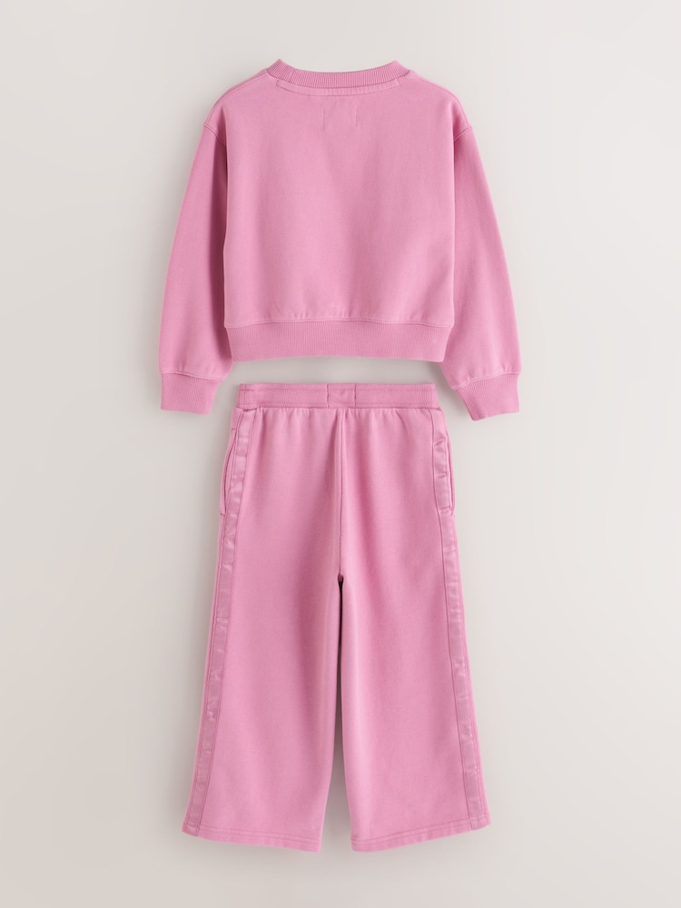 Superdry Pink Sweat Top & Joggers Set - Image 12 of 12 Superdry Pink Sweat Top & Joggers Set - Image 12 of 12