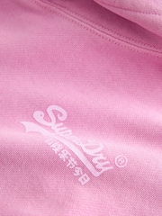 Superdry Pink Logo Hoodie - Image 7 of 9