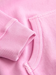 Superdry Pink Logo Hoodie - Image 8 of 9