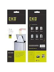 Eko White Bundle of Size A Bin Liners 3-6L (30 bags) x5 - Image 1 of 2