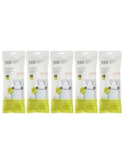 Eko White Bundle of Size F-1 Bin Liners 18-28L (20 bags) x5 - Image 2 of 2