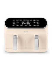 Swan Cream Retro Dual Basket Air Fryer - Image 1 of 6