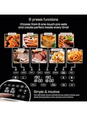 Swan Cream Retro Dual Basket Air Fryer - Image 5 of 6