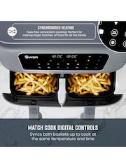 Swan Grey Nordic Duo 13-in-1 Air Fryer - Image 4 of 6
