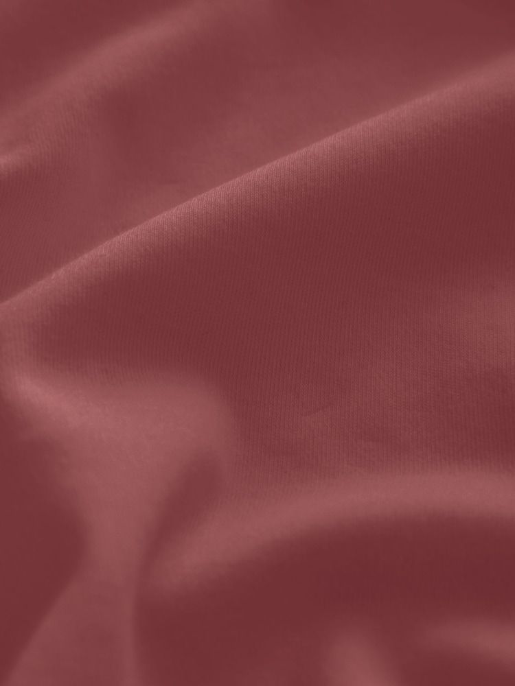 Mauve Purple Oversized Boxy Fit Heavyweight Crew Neck T-Shirt - Image 6 of 6