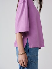 Purple - អាវយឺតដៃវែង ប្រអប់ដៃវែង - រូបភាព 4 នៃ 7