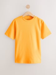 Grafic albastru/portocaliu/alb - Pachet de tricouri de bază pentru greutate grea 3 - Imaginea 4 din 10