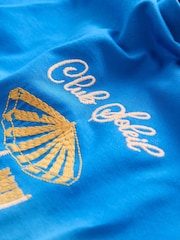 Grafic albastru/portocaliu/alb - Pachet de tricouri de bază pentru greutate grea 3 - Imaginea 5 din 10