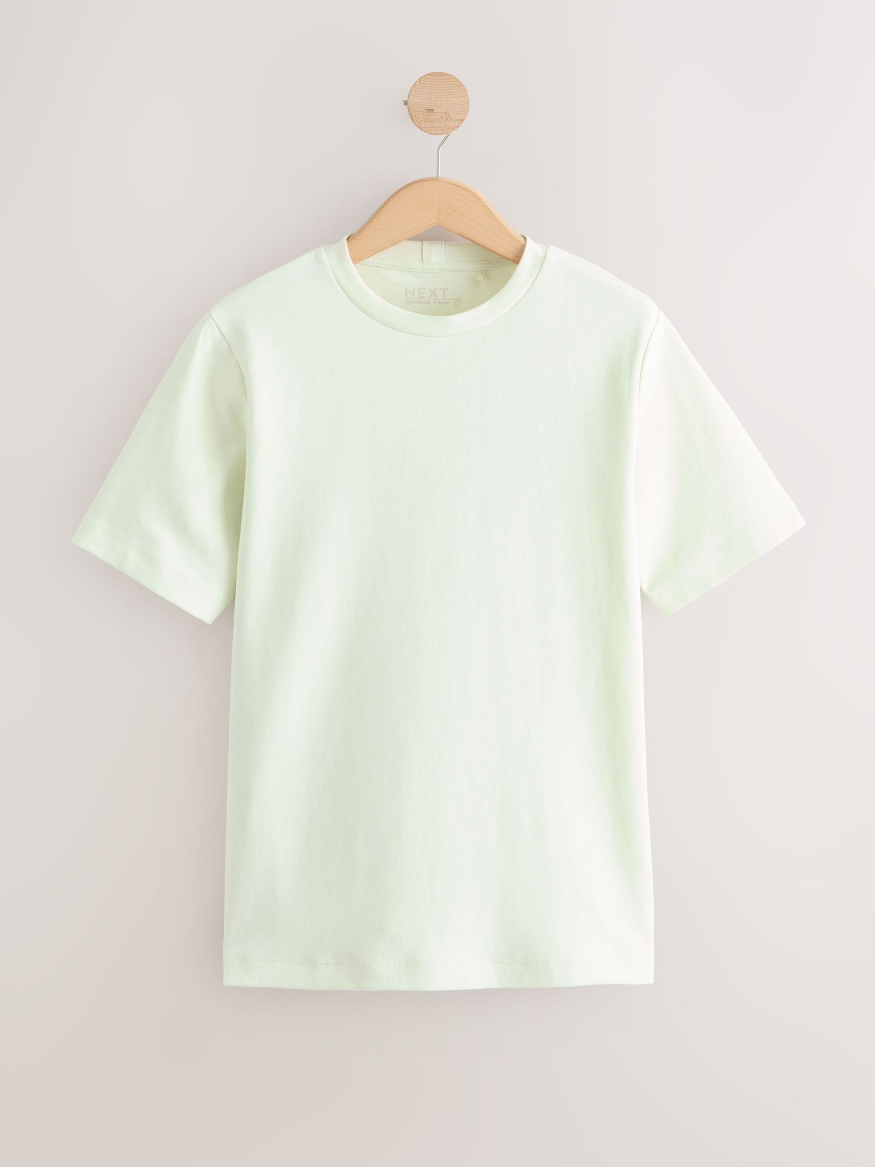 Buy Orange/Lime/Blue Graphic Heavyweight Basic T-Shirts 3 Pack
