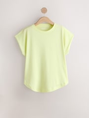 متعدد الألوان - تيشِرت من مزيج تنسل™ مودال بأكمام فوق الكتف - صورة 3 من 6