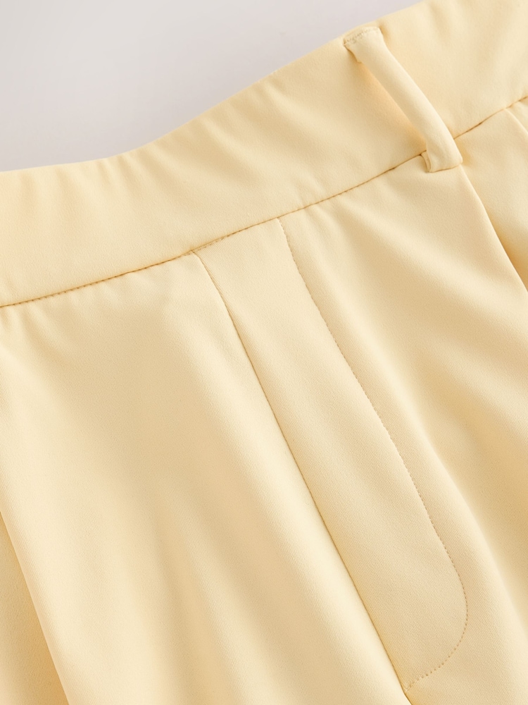 Butter Yellow N. Premium Long Line Jersey Shorts - Image 3 of 3