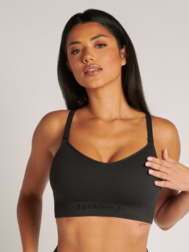 Boux Avenue Black Nursing Bralette Bras 2 Pack - Image 6 of 6