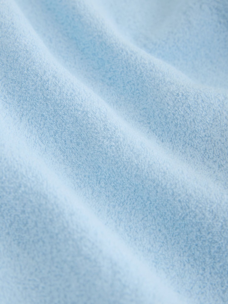 Blau - Frottee-Hoodie mit Reissverschluss - Bild 8 von 8