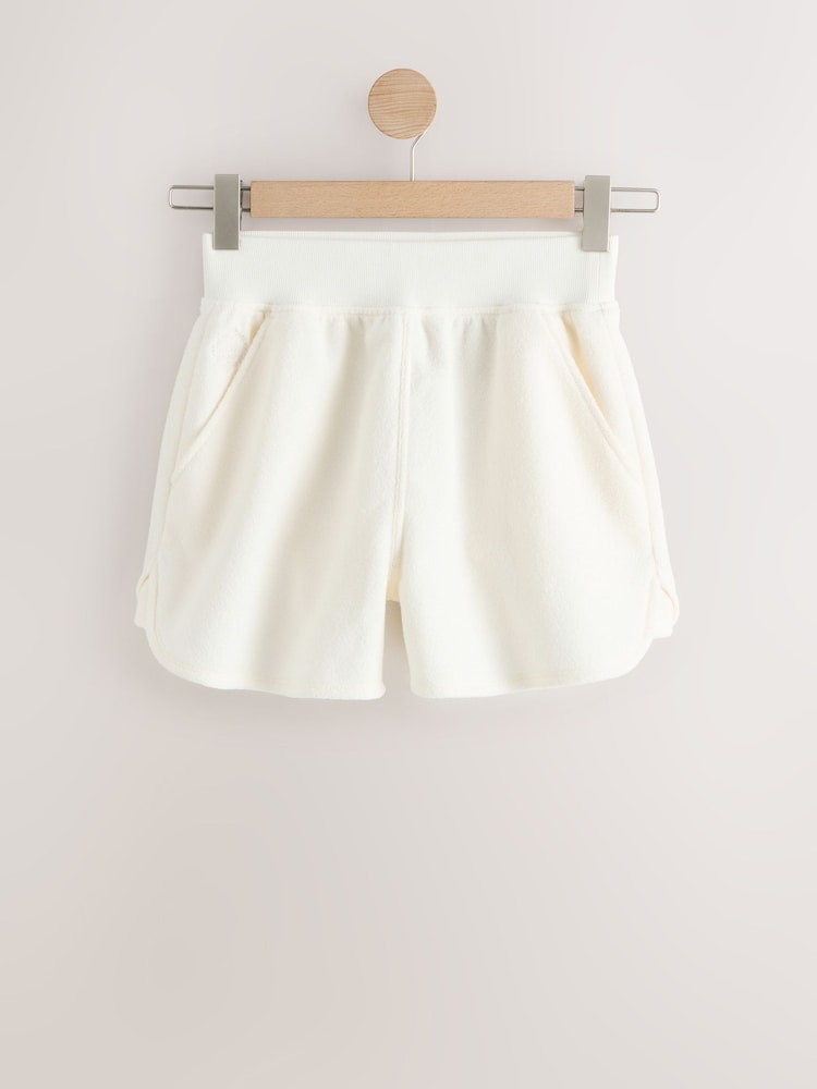 Ecru - Frottee-Shorts - Bild 1 von 3