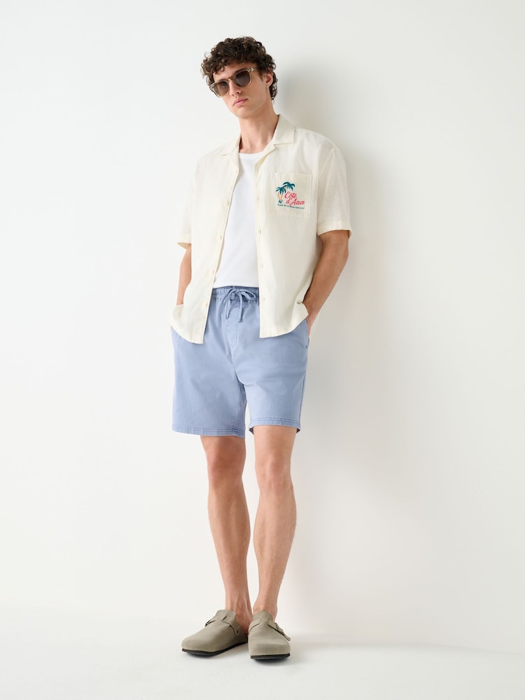 Ecru Cote d' Azur - Κοντομάνικο Πουκάμισα με Τύπωμα στην πλάτη - Εικόνα 2 από 9