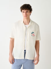 Ecru Cote d' Azur - Κοντομάνικο Πουκάμισα με Τύπωμα στην πλάτη - Εικόνα 3 από 9