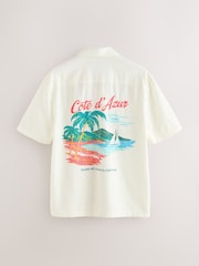 Ecru Cote d' Azur - Κοντομάνικο Πουκάμισα με Τύπωμα στην πλάτη - Εικόνα 6 από 9