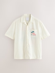 Ecru Cote d' Azur - Κοντομάνικο Πουκάμισα με Τύπωμα στην πλάτη - Εικόνα 7 από 9