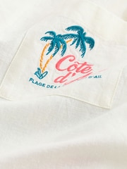 Ecru Cote d' Azur - Κοντομάνικο Πουκάμισα με Τύπωμα στην πλάτη - Εικόνα 8 από 9