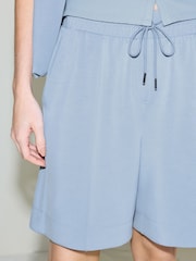 Blue Slinky Longline Shorts - Image 5 of 9